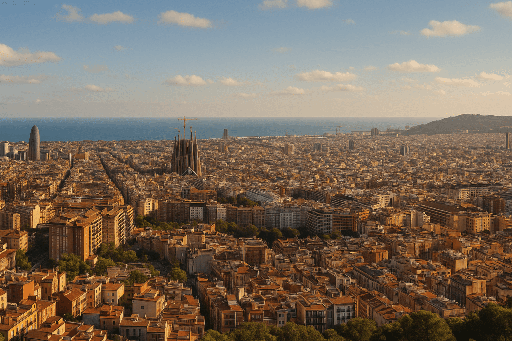 Panorámica de Barcelona para el control de plagas en Barcelona