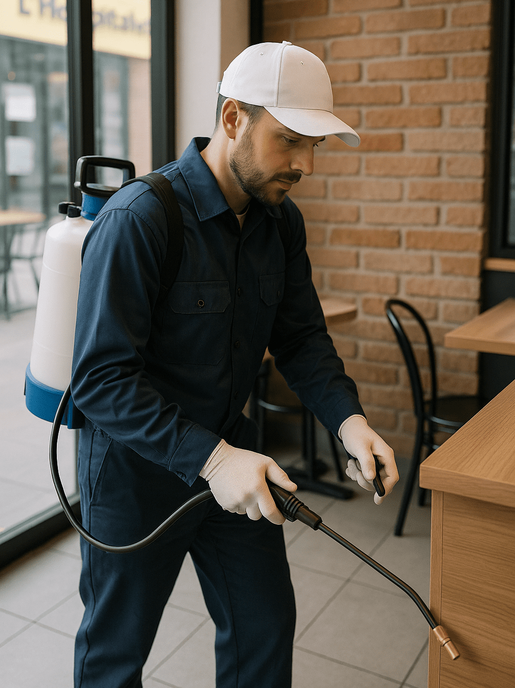 Control de plagas profesional en local comercial de L'Hospitalet